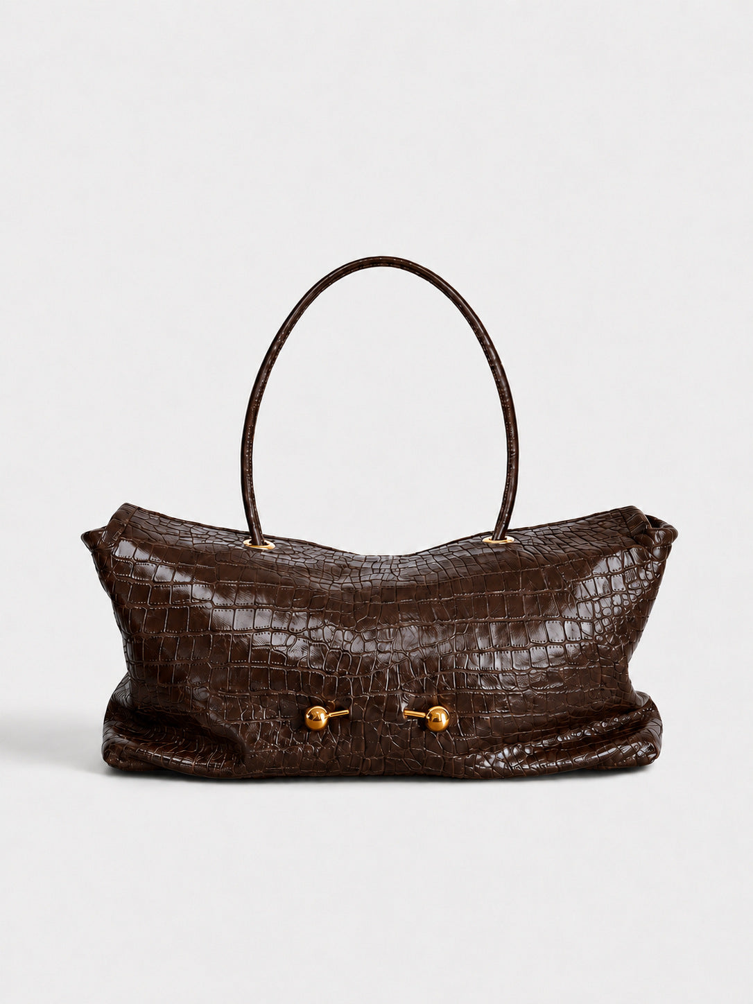 Krokodilhaut-Handtasche