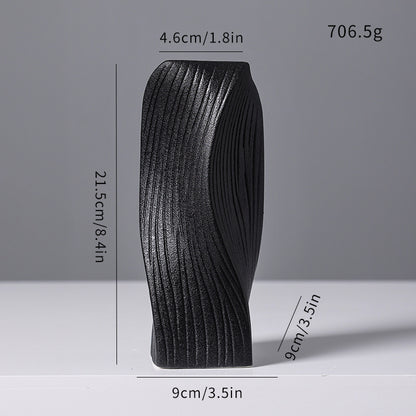 Moderne abstrakte skulpturale Vase Brehn