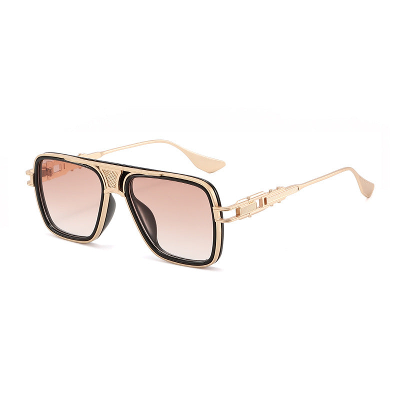 Herren Übergroße Quadratische Rahmen Sonnenbrille Brehn