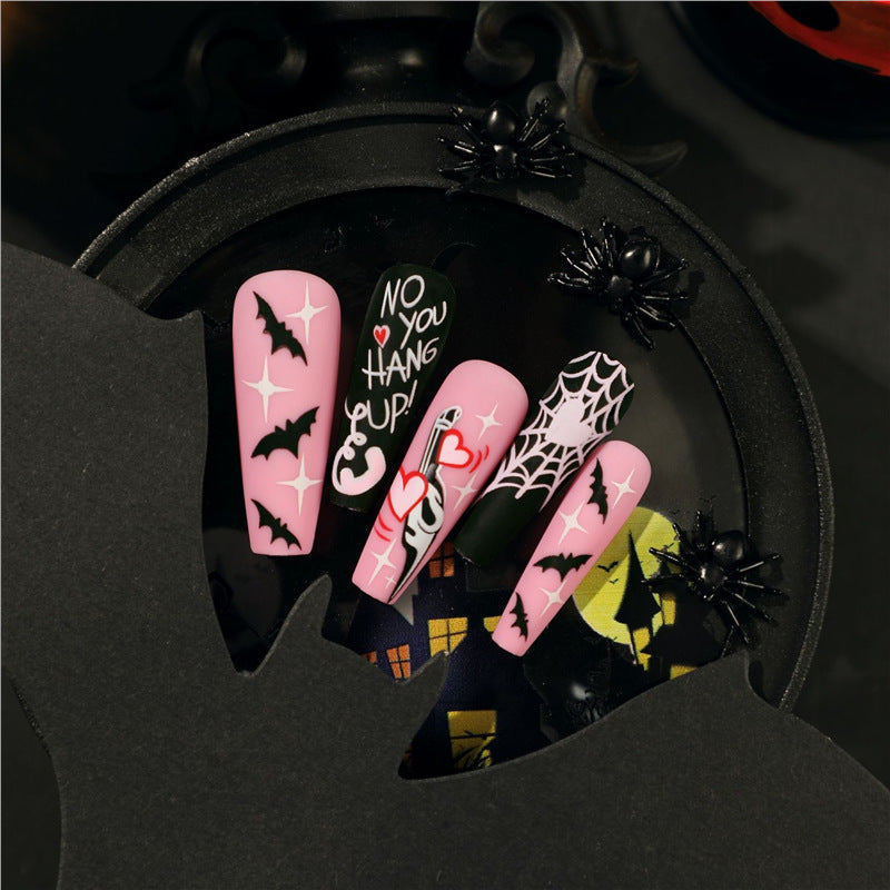 Thematisches Halloween Press-On Nagelset Brehn