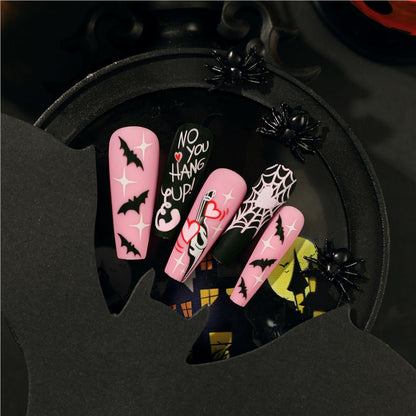 Thematisches Halloween Press-On Nagelset Brehn