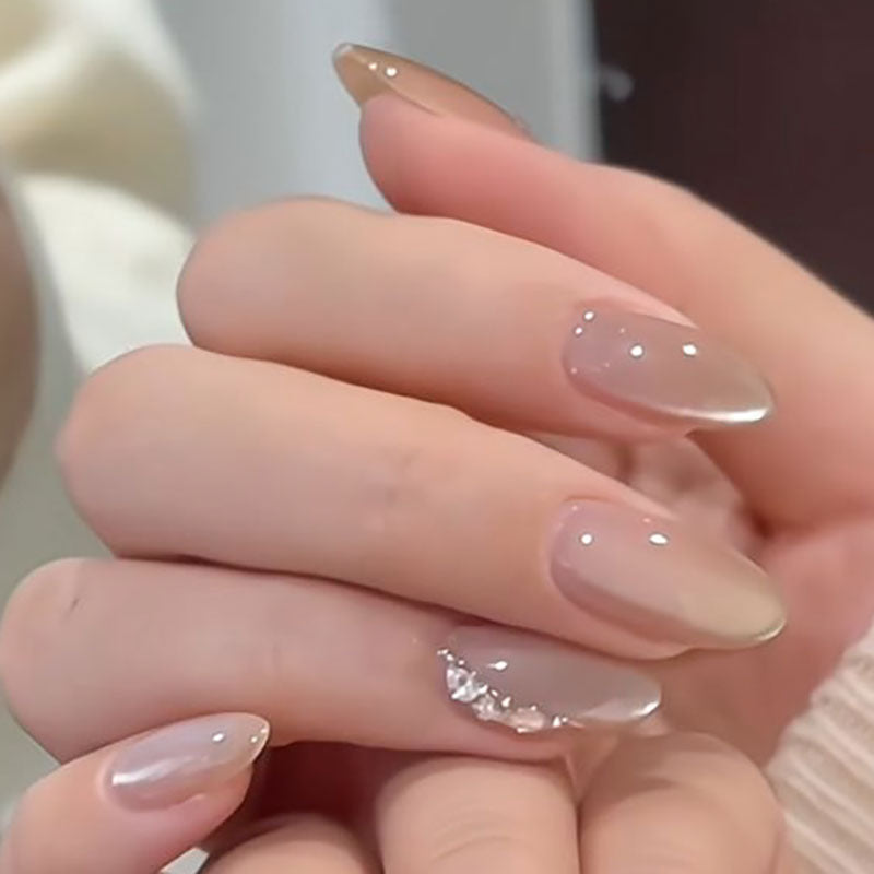 Premium Glitzernde Press-On Nagelerweiterungen Brehn