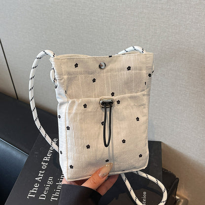 Drawstring Umhängetasche