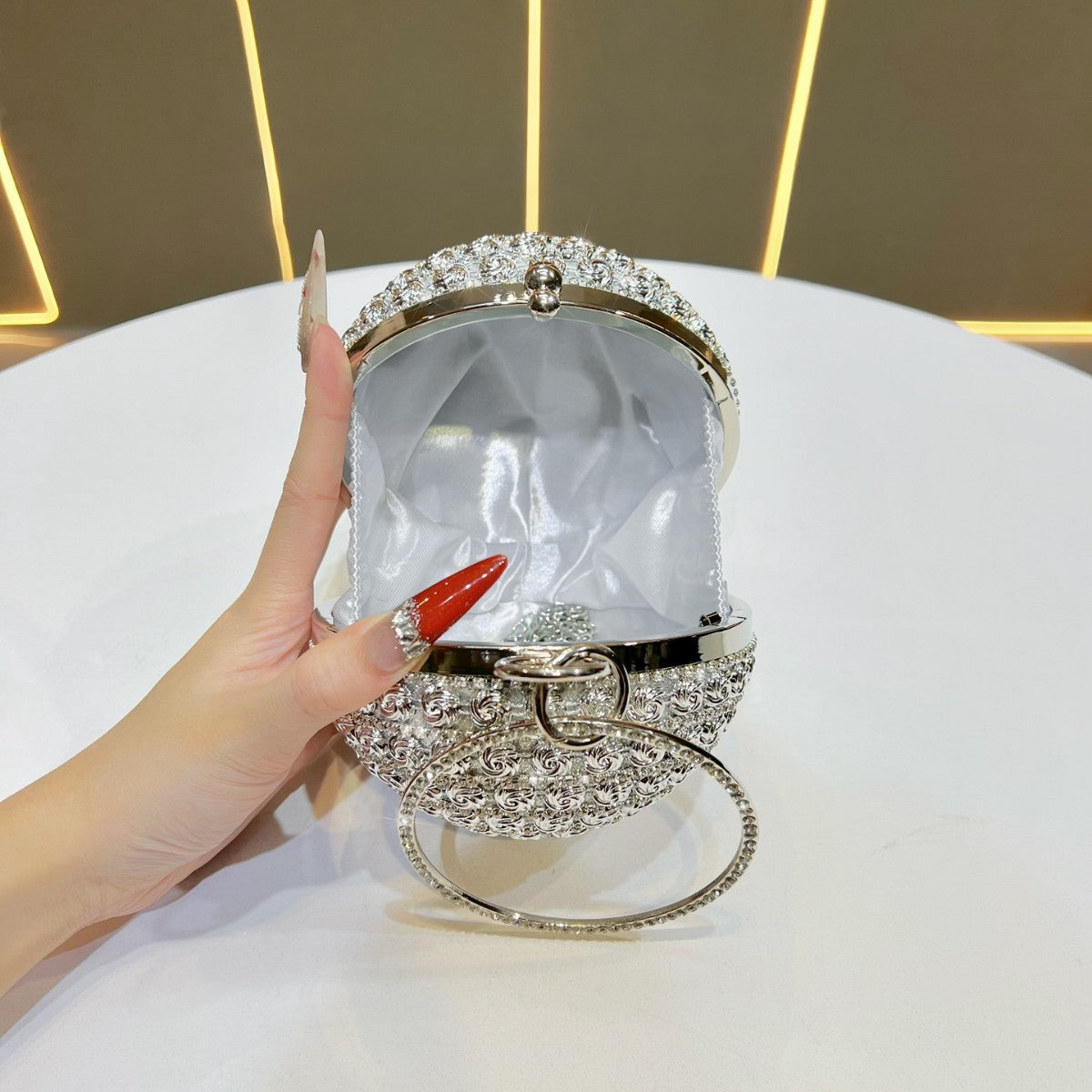 Glitzernde Abend-Handtasche