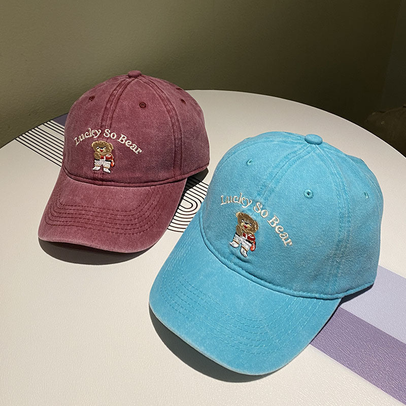 Unisex Casual Bestickte Bärenmütze Brehn