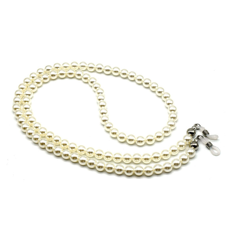 Elegante Perlenbesetzte Brillen Kette Brehn