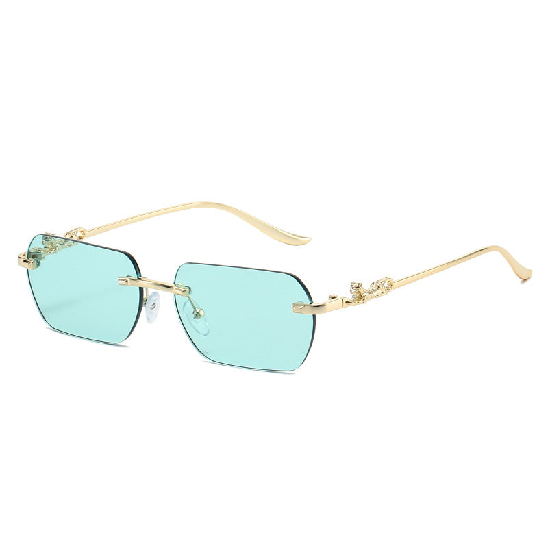 Damen elegante Halbrahmenbrille mit schmückenden Details Brehn