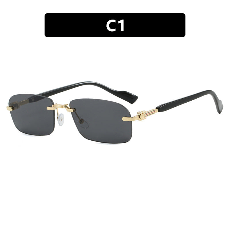 Damen Sonnenbrille mit elegantem Metallrahmen und stilvollen Holzdetails Brehn