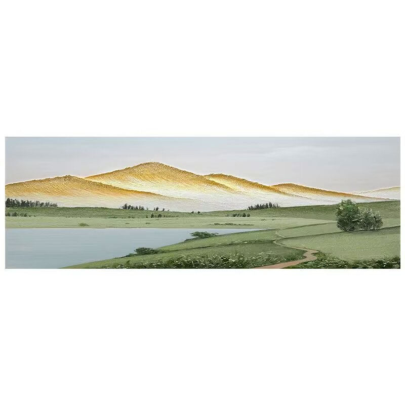 Elegante Panoramische Landschaft Leinwand Wandkunst