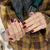 Elegantes Press-On Nail Art Set mit Edelstein-Akzenten Brehn