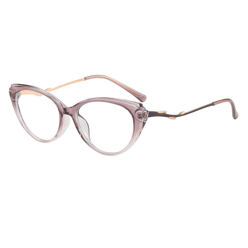 Modische Cat-Eye Brille mit Filigranem Design Brehn