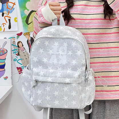Stylische Sternen-Print Schulrucksack Brehn