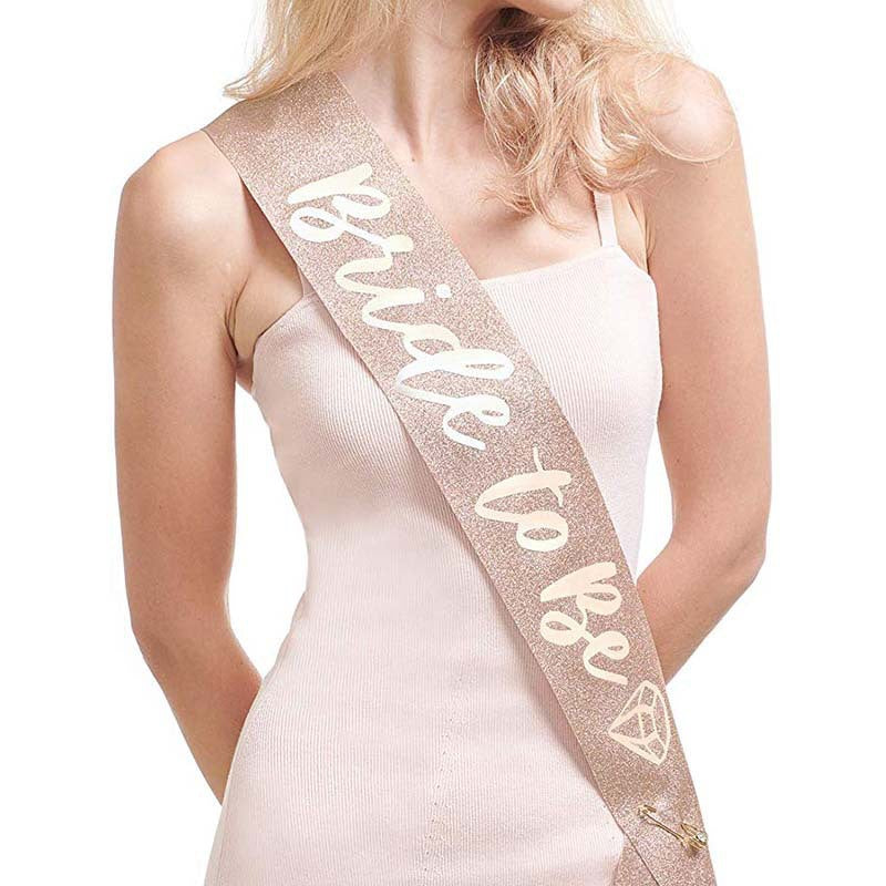Damen Glitzernde Braut-Schärpe Brehn