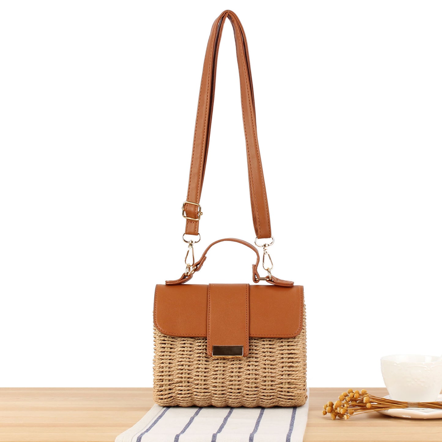 Handtasche mit Abnehmbarem Schulterriemen Brehn