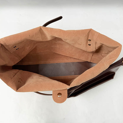 Stylische Wildleder Einkaufstasche