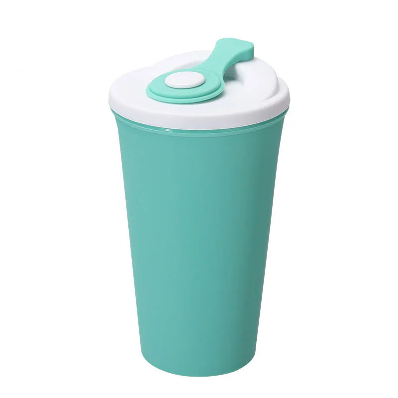 Damen Silikon Trinkbecher mit Strohhalm Brehn