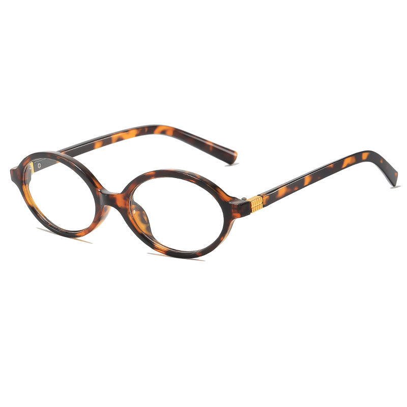 Vintage-inspirierte ovale Fassung Brille Brehn