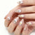 Künstlerische Blumeneindruck-Nagelspitzen Brehn