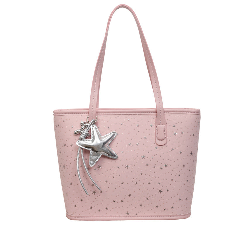 Trendige Sternen-Print Tote Bag Brehn