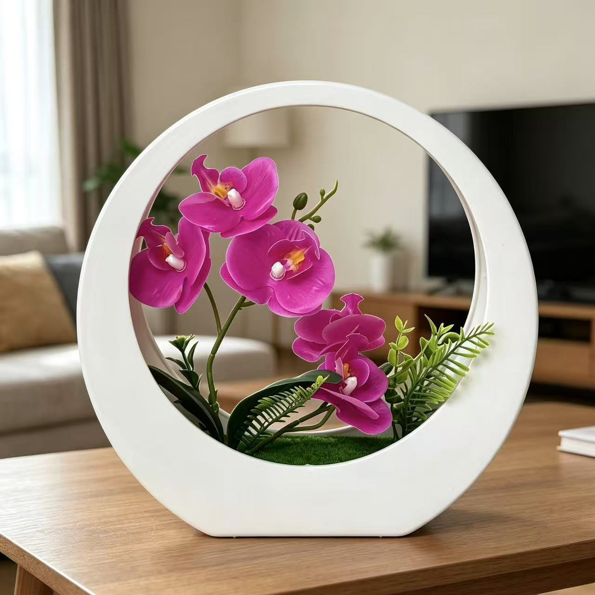Künstliche Orchideenblumen-Dekoration für die Wohnkultur