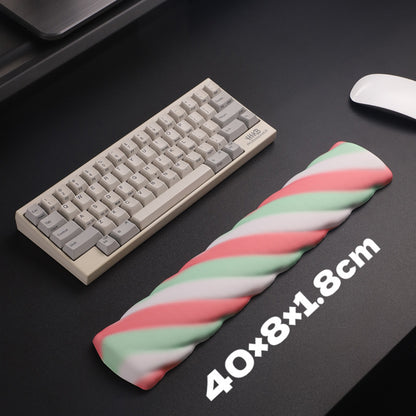 Verdrehter Gel Tastatur Handgelenkstütze