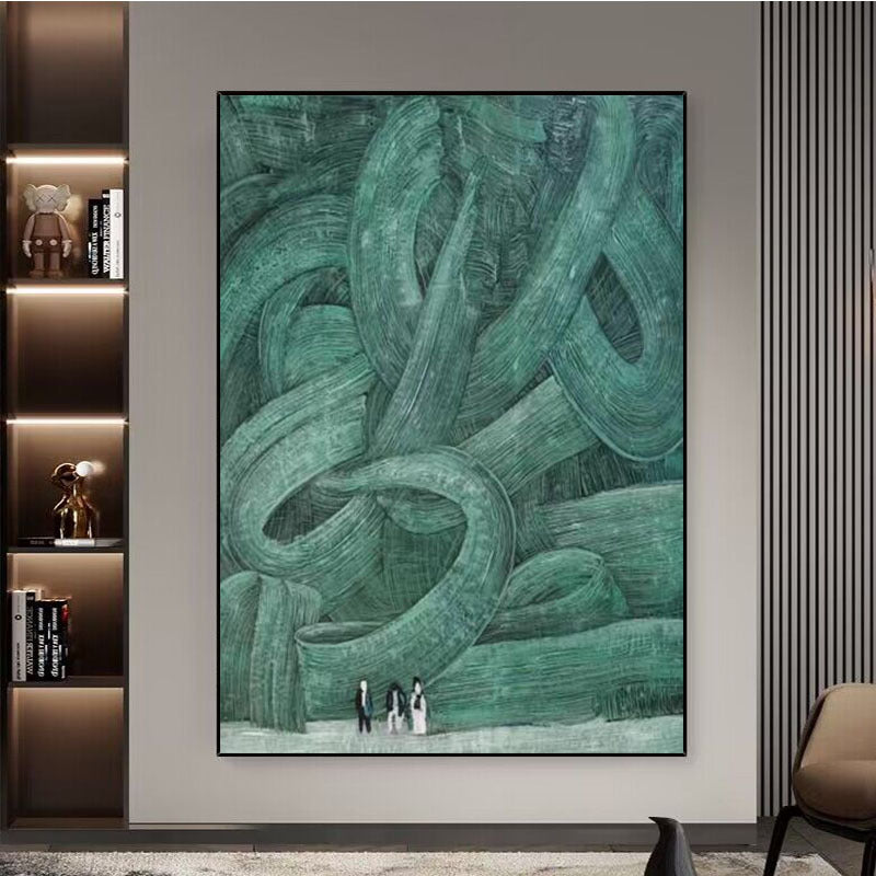 Abstrakte Übergroße Leinwand Wandkunst