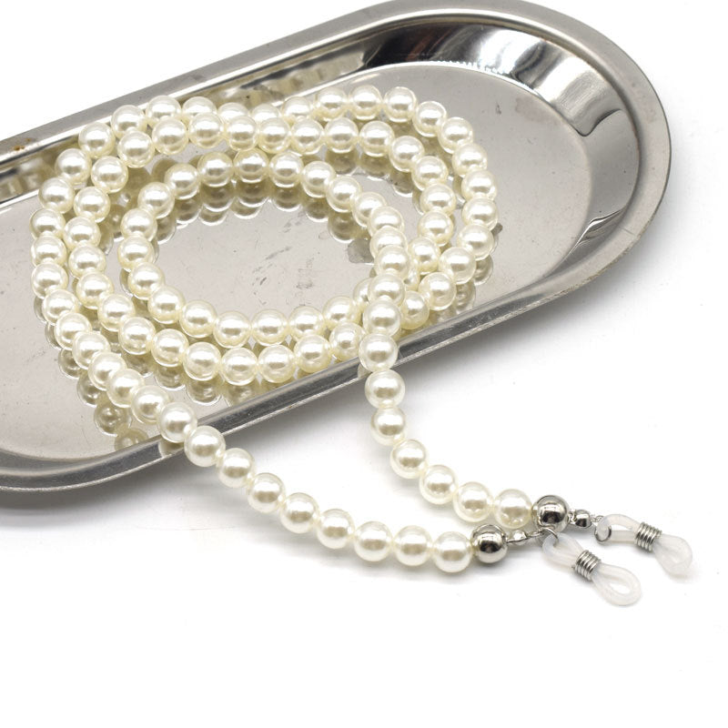 Elegante Perlenbesetzte Brillen Kette Brehn