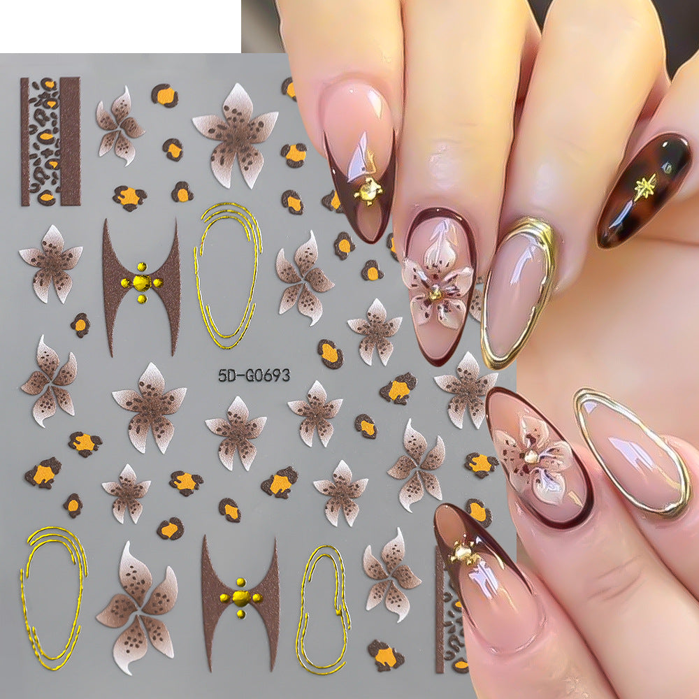 Kreatives Nagelkunst Sticker-Set