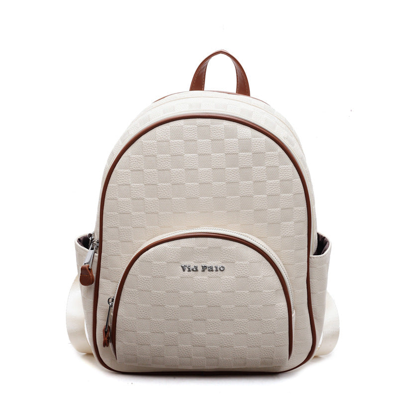 Stylische Schachbrett-Rucksack