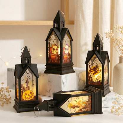 Kürbisförmige Halloween-Laterne