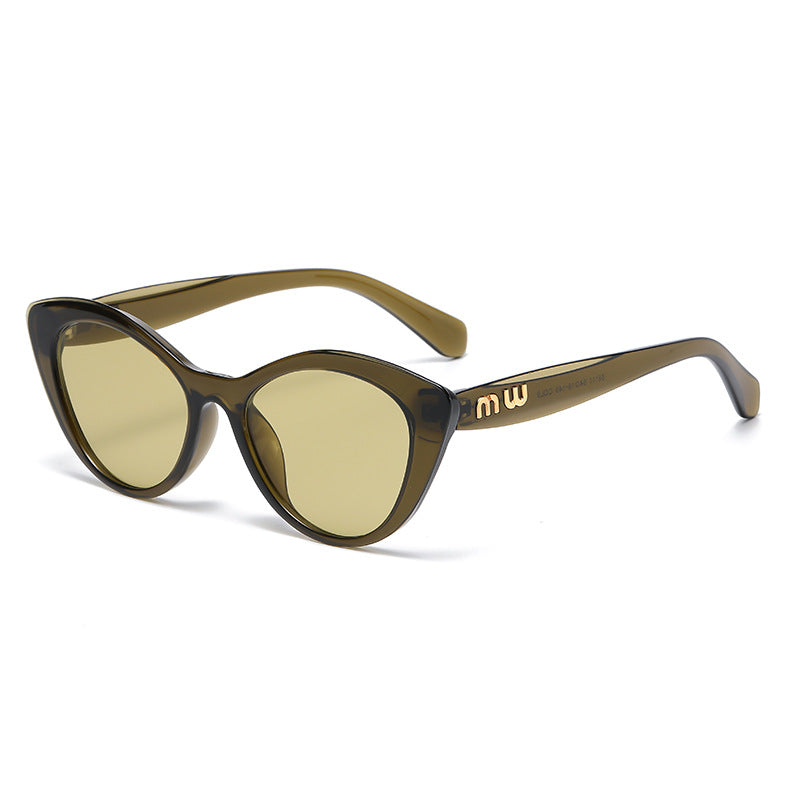 Damen modische Katzenaugen Sonnenbrille mit UV-Schutz Brehn