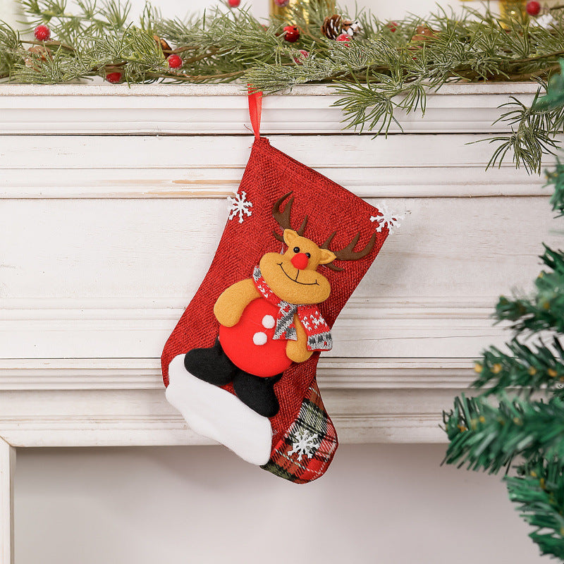 Weihnachtsstrumpf mit Rentierdesign Brehn