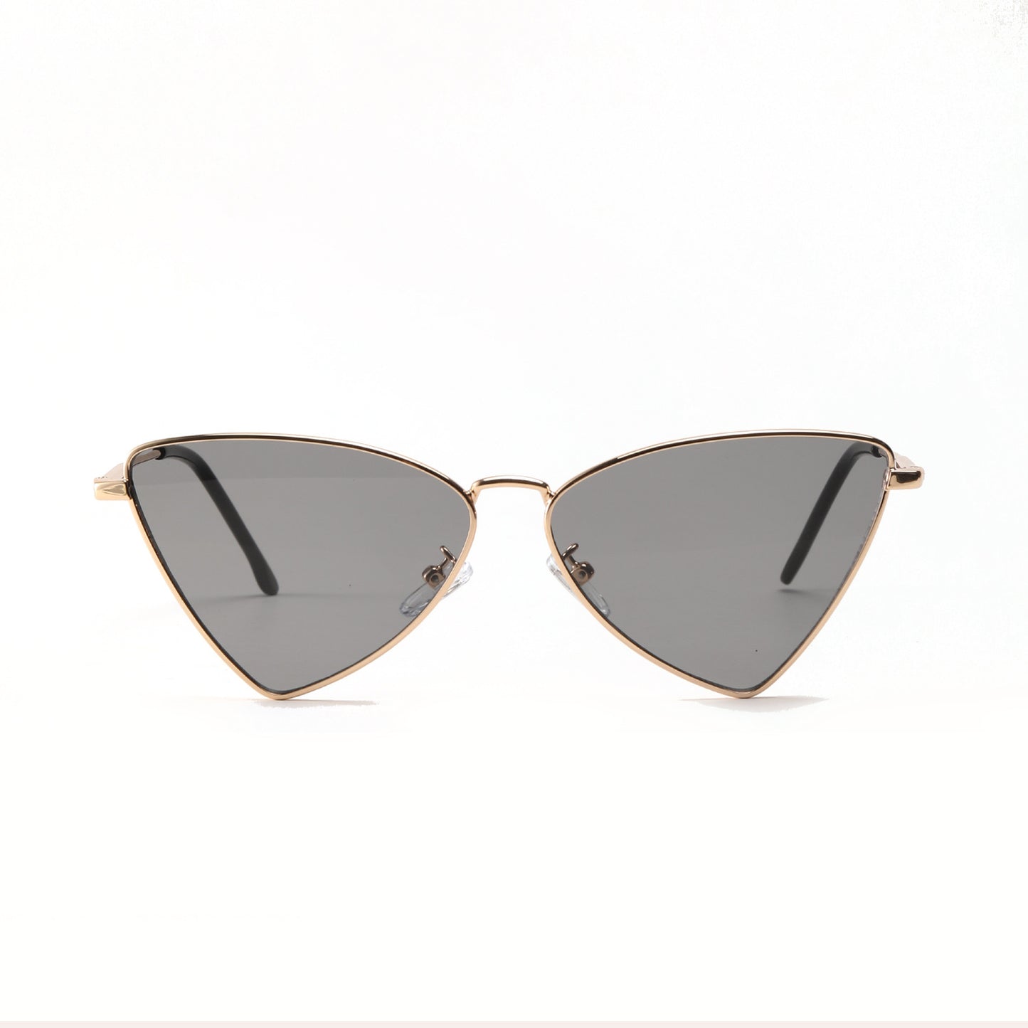 Damen trendige Cat-Eye Sonnenbrille mit goldenen Akzenten Brehn