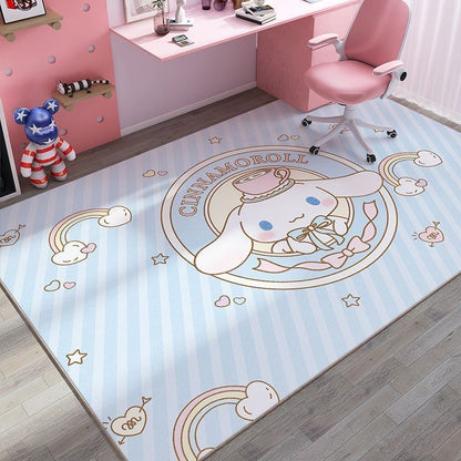 Verspielter Teppich im Cartoon-Stil
