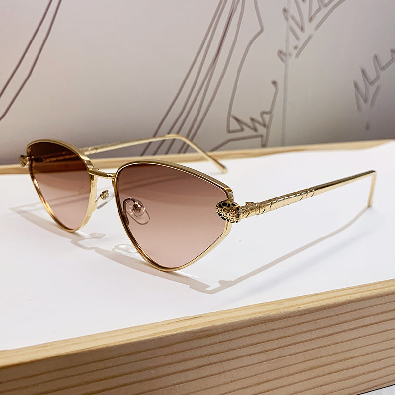 Damen Designer-Sonnenbrille mit schickem Cat-Eye-Design und luxuriösem Rahmen Brehn