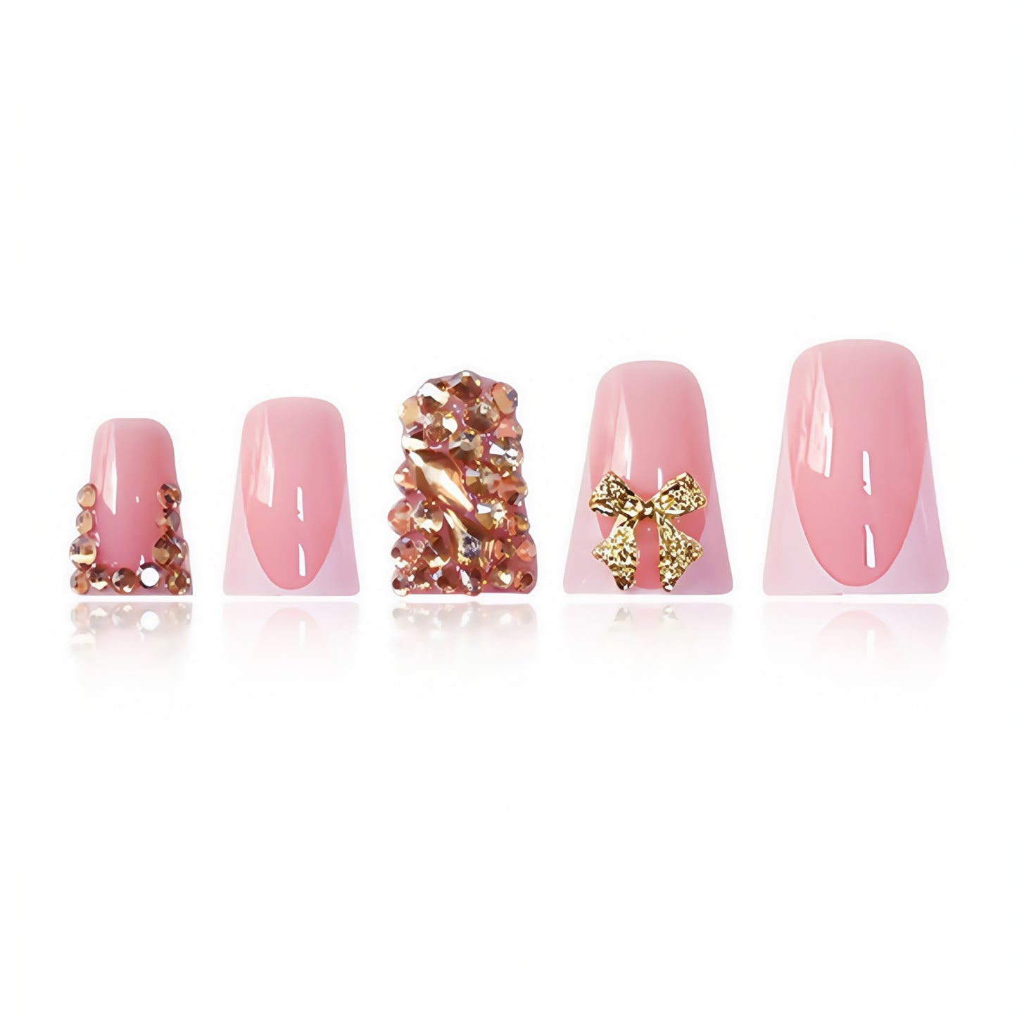 3D Dekorative Press-On Nagelset Brehn