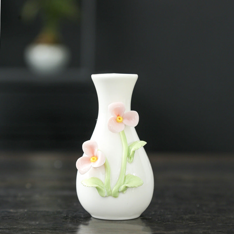 Elegante Florale Keramische Vase Brehn