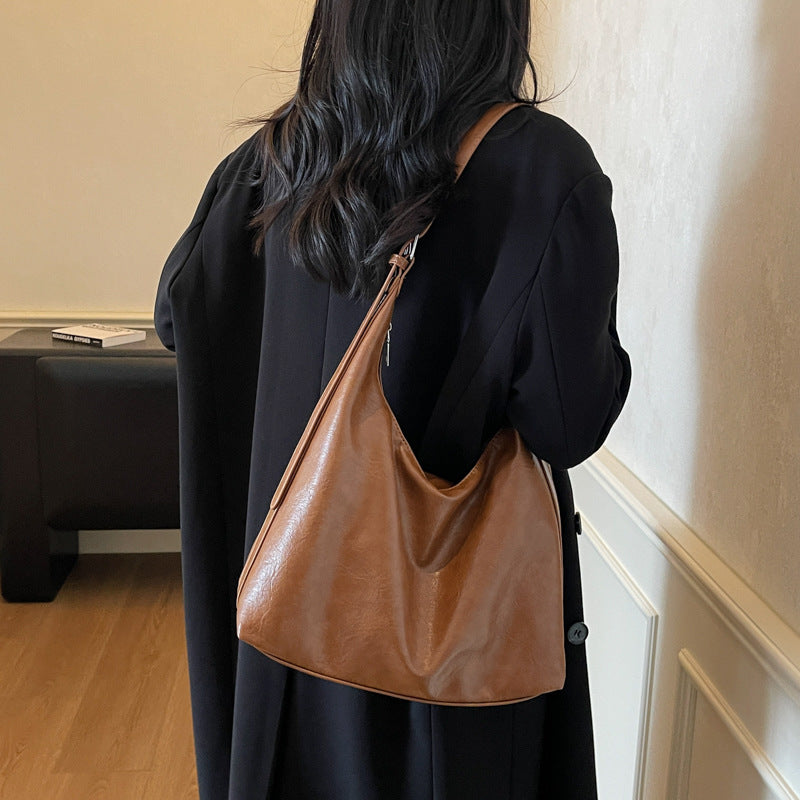 Weiche Leder Schultertasche Brehn