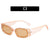 Stylische rechteckige Rahmenbrille