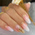 Elegante Glitter Gel Nagelspitzen Brehn