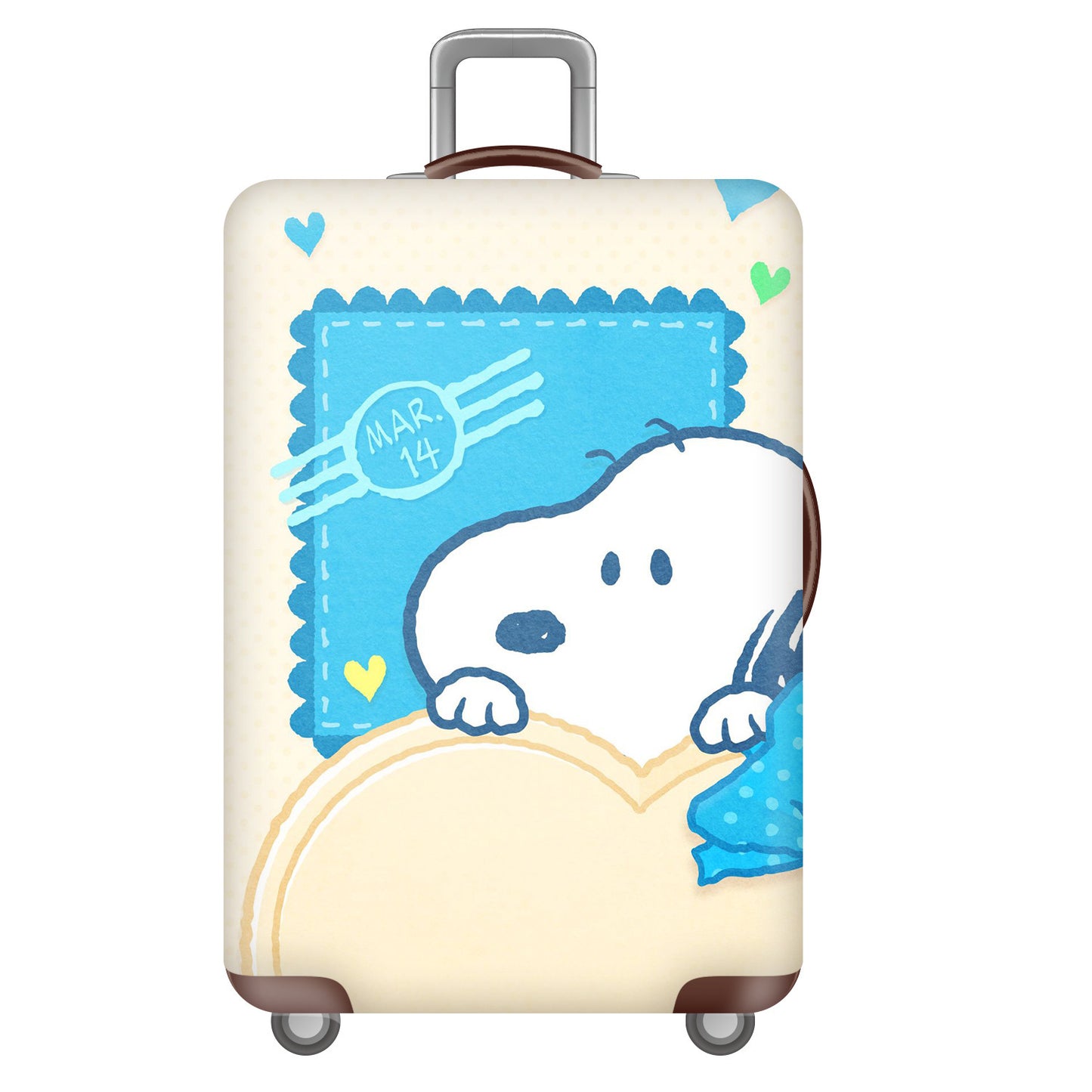 Damen Hartschalenreisekoffer mit süßem Snoopy-Design Brehn
