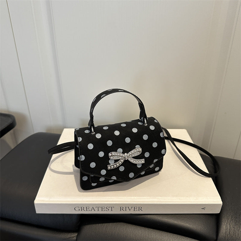 Stylische Punktemuster-Handtasche