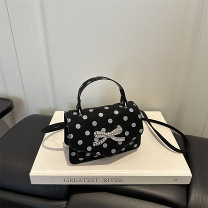 Stylische Punktemuster-Handtasche