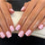 Glänzendes quadratisch geschnittenes Press-On Nagelset Brehn
