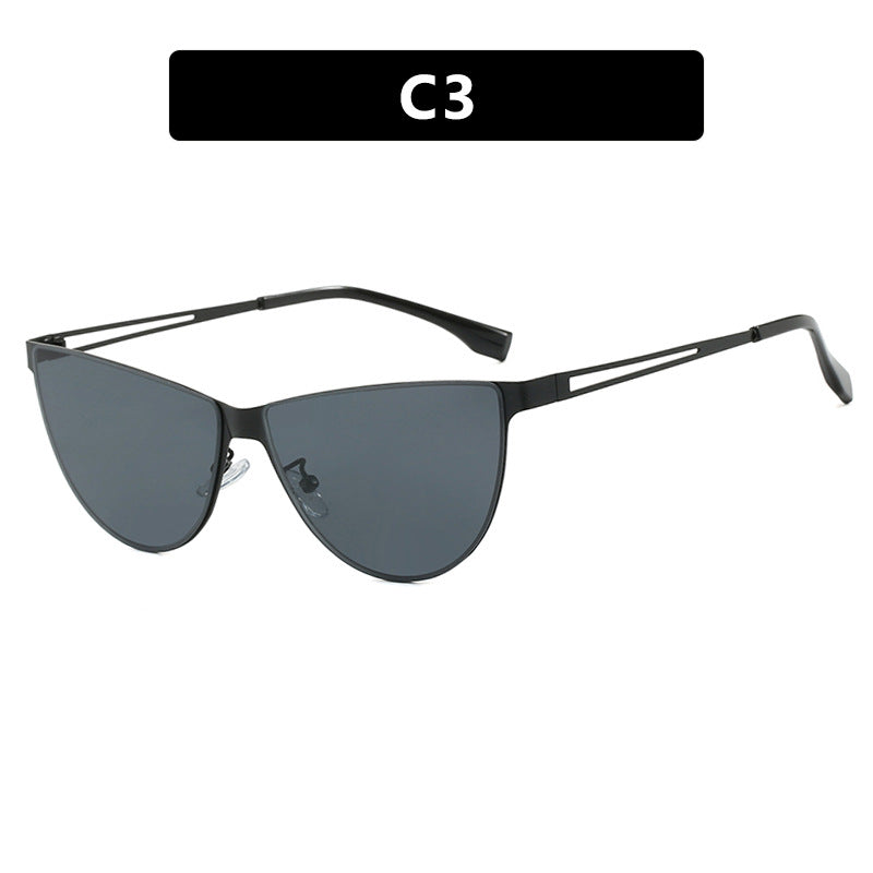 Damen Cat-Eye Sonnenbrille mit stilvollem Metallrahmen und schützendem UV-Filter Brehn