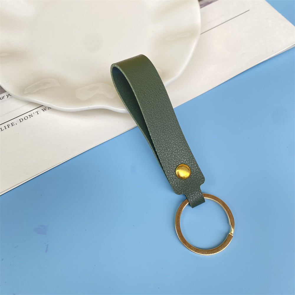 Stilvolles Leder Schlüsselanhänger Brehn