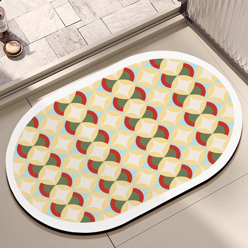Geometrisch gemusterter Teppich Brehn