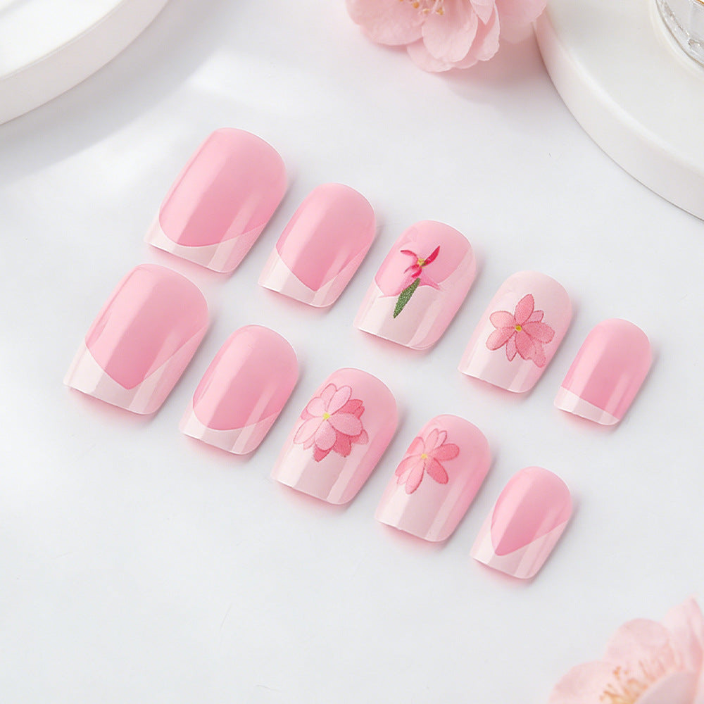 Blumen Design Press-On Nagelkunst Brehn
