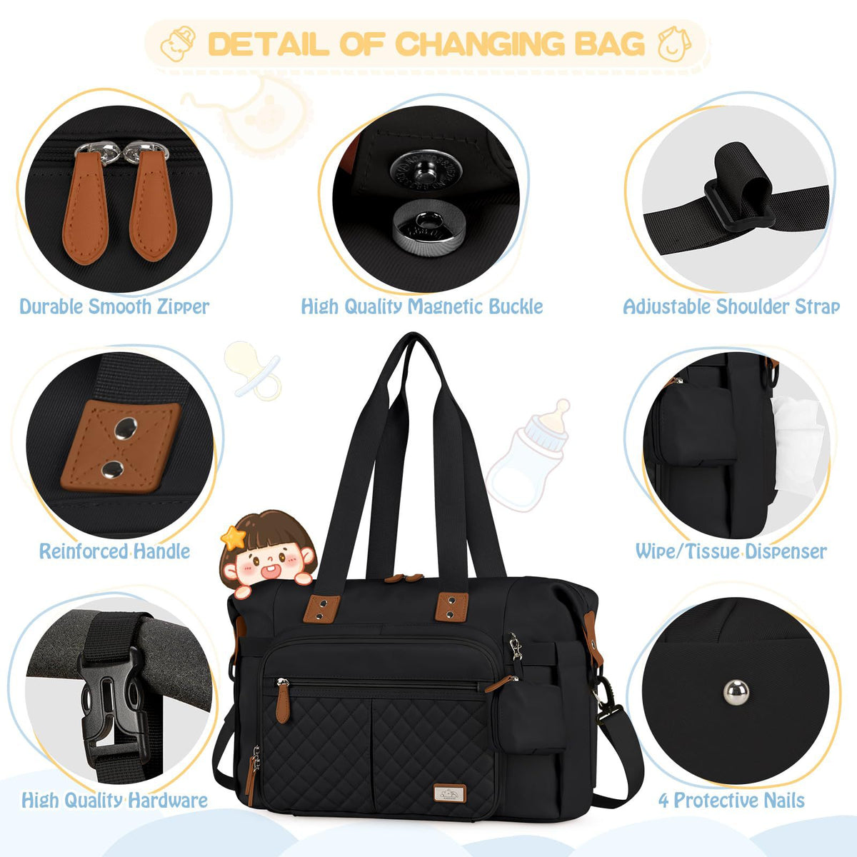 Multifunktionale gepolsterte Reisetasche Brehn