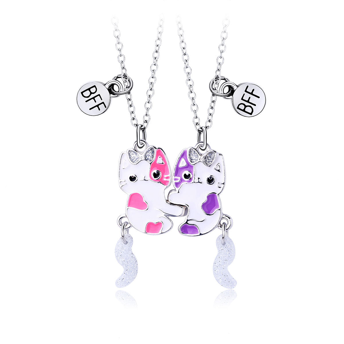 Freundschaft Katze Charm Halskette Brehn